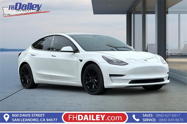 Used 2022 Tesla Model 3 Base with VIN 5YJ3E1EA2NF375368 for sale in San Leandro, CA